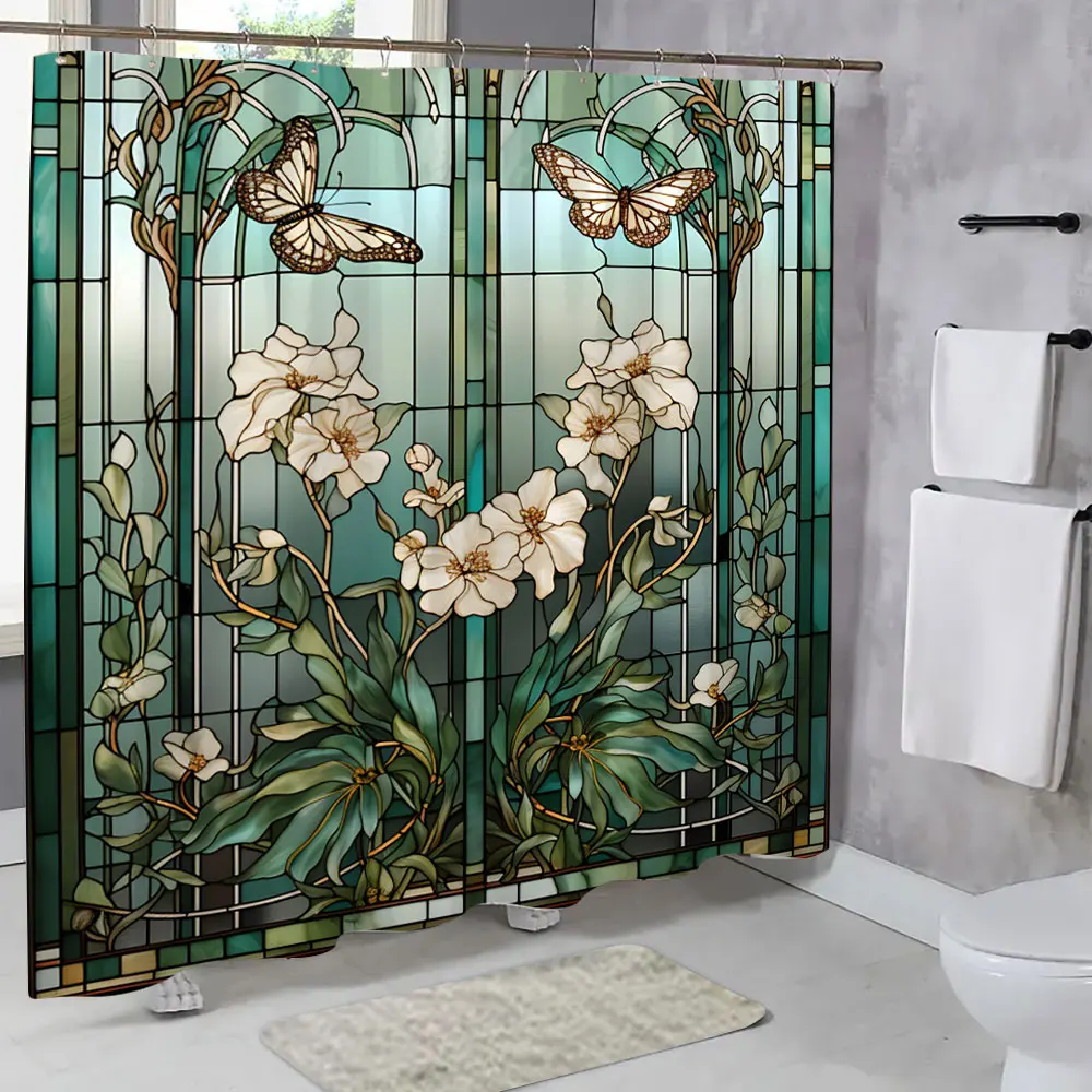 Shower Curtain Liner - Cortina de chuveiro de tecido de