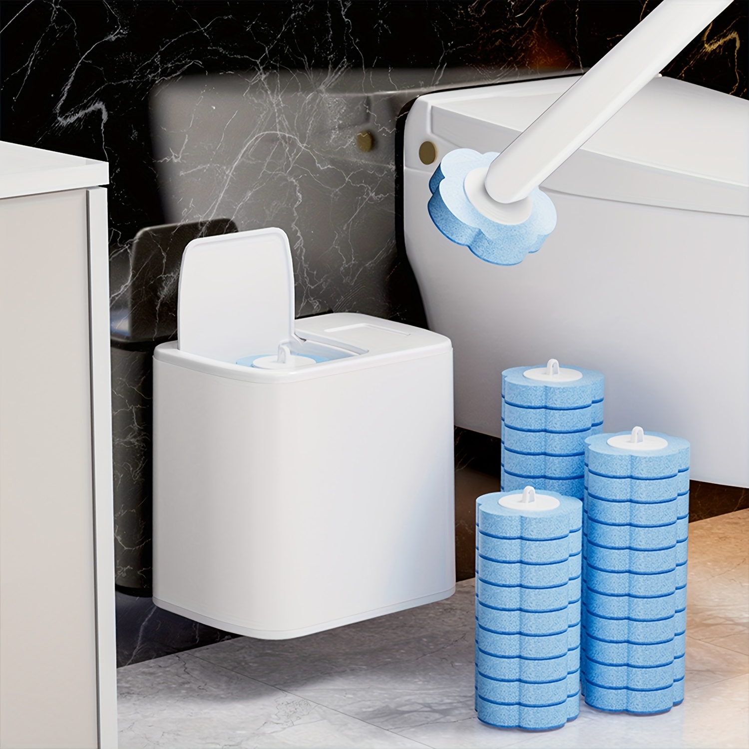 Home Bathroom Upgrades - Escova Sanitária com Kits de Cabeças