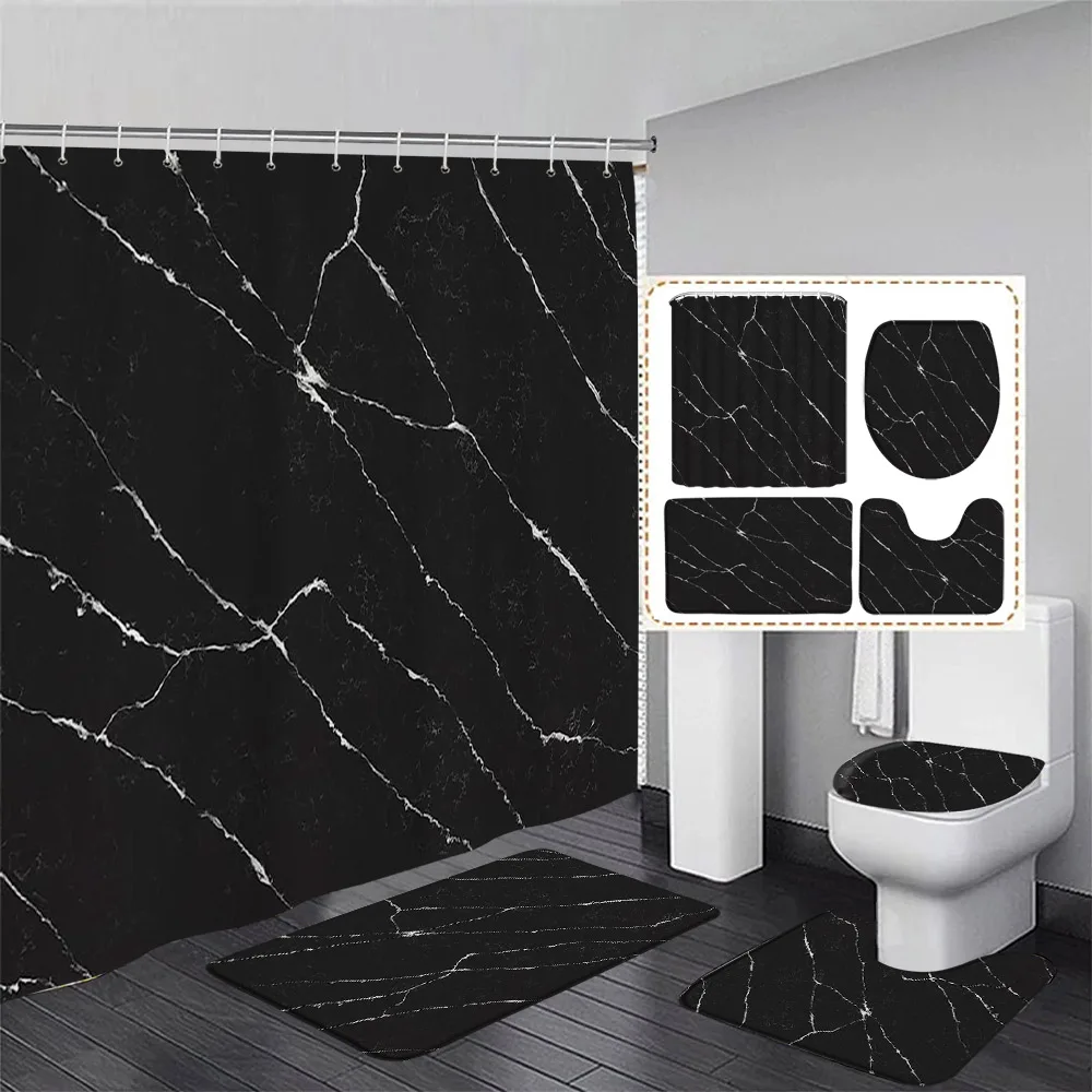 Shower Curtain Liner - Conjunto de cortina de chuveiro de