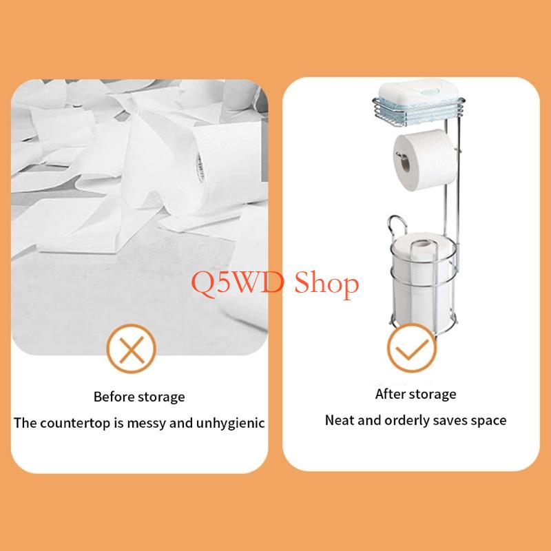 Home Bathroom Upgrades - Suporte montado assoalho resistente do rolo