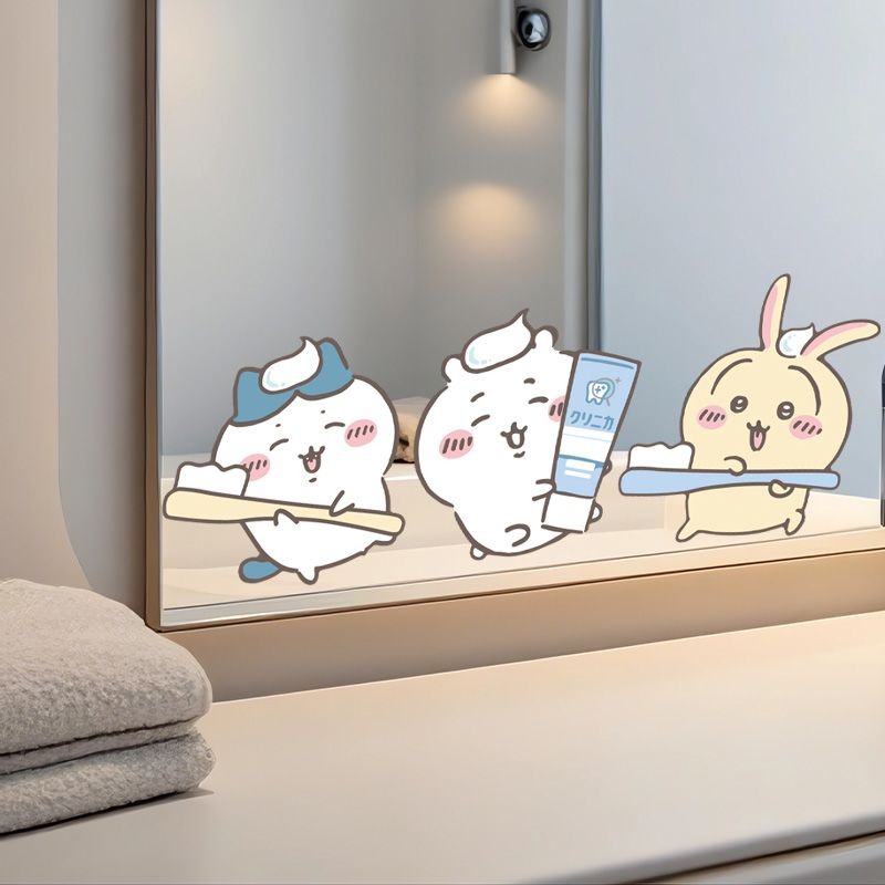 Adesivos de Espelho Chiikawa c - Home Goods Bathroom Accessories avaliação e preço