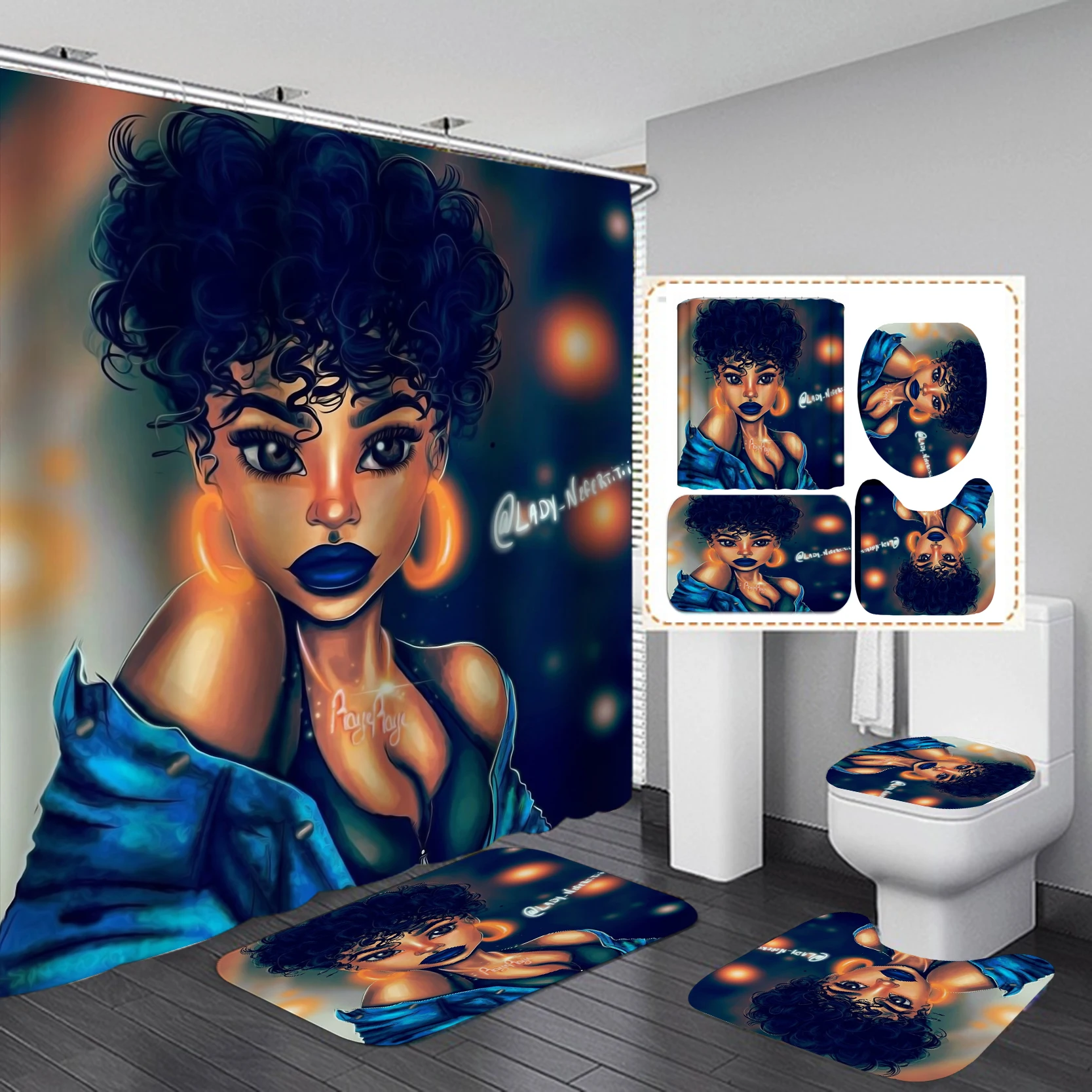 Conjunto de Cortina de Chuveir - Home Goods Bathroom Accessories avaliação e preço
