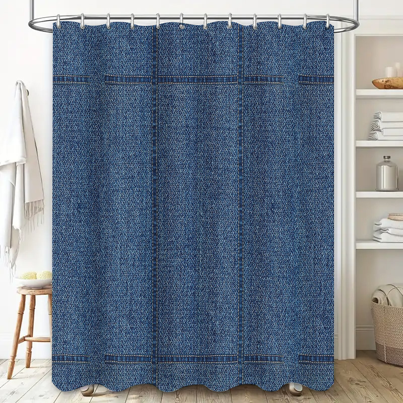Cortina de chuveiro moderna de - Shower Curtain Liner avaliação e preço