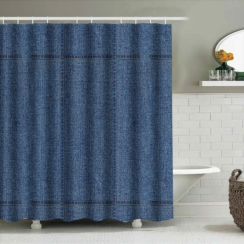 Cortina de chuveiro moderna de - Shower Curtain Liner avaliação e preço