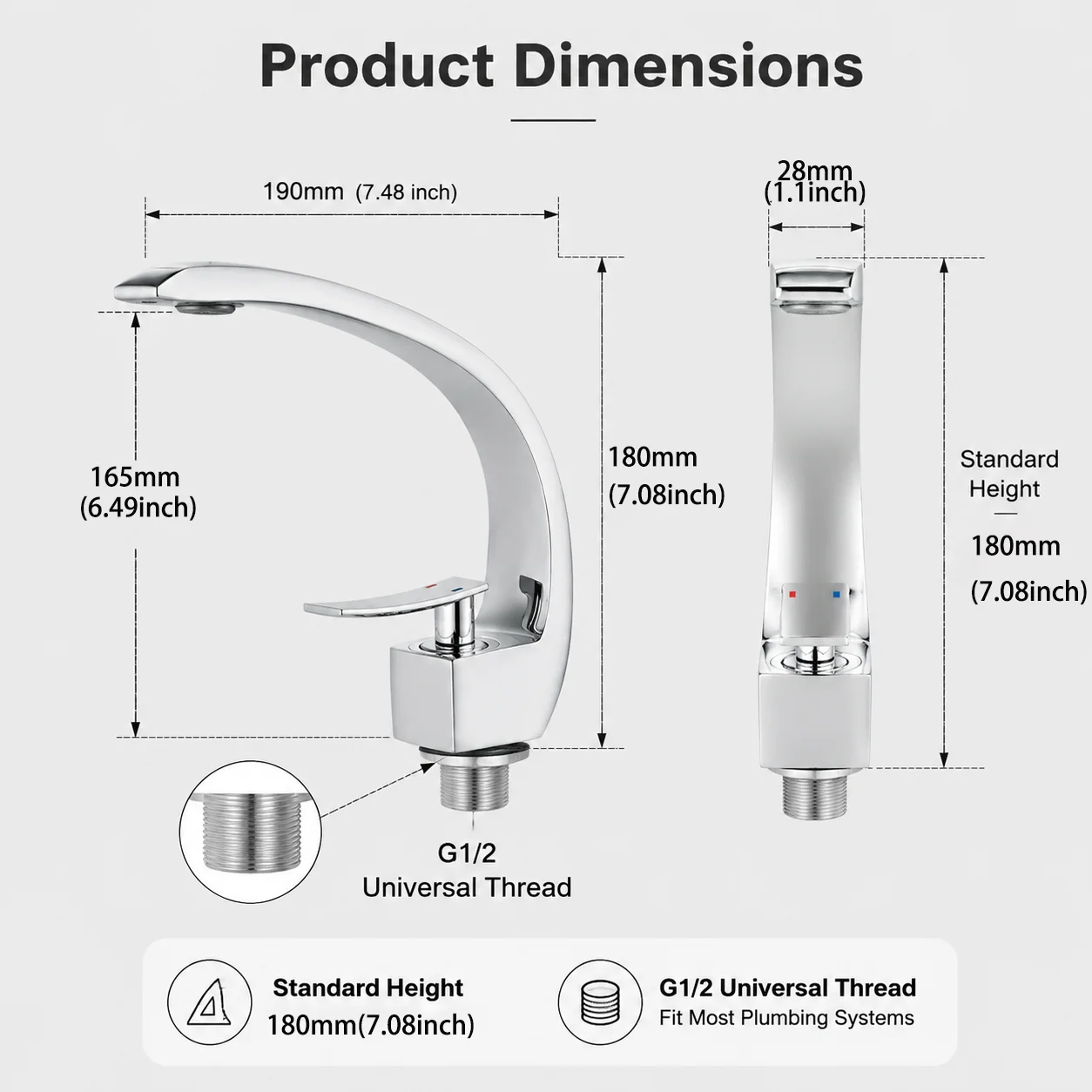 Torneira de Lavabo de Liga de  - Home Theater Bathroom avaliação e preço