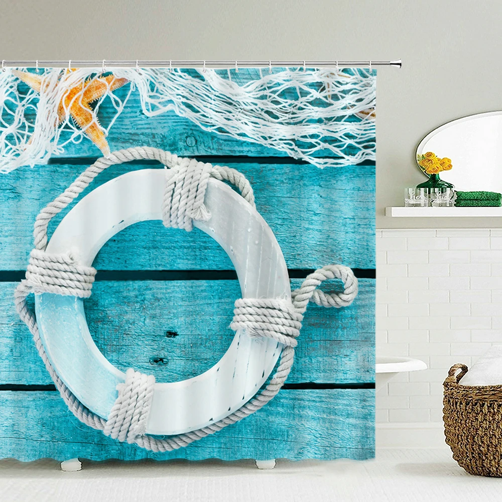 Cortina de chuveiro de praia,  - Shower Curtain Liner avaliação e preço