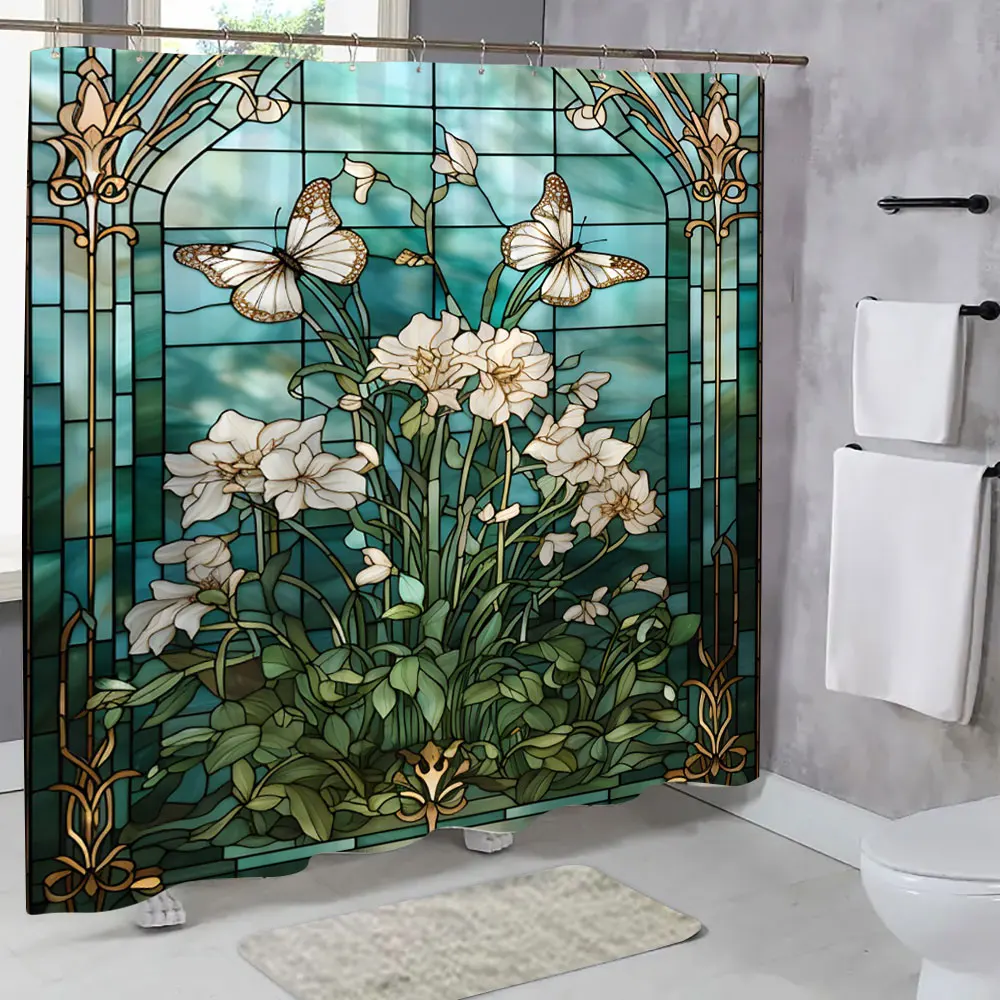 Cortina de chuveiro de tecido  - Shower Curtain Liner avaliação e preço