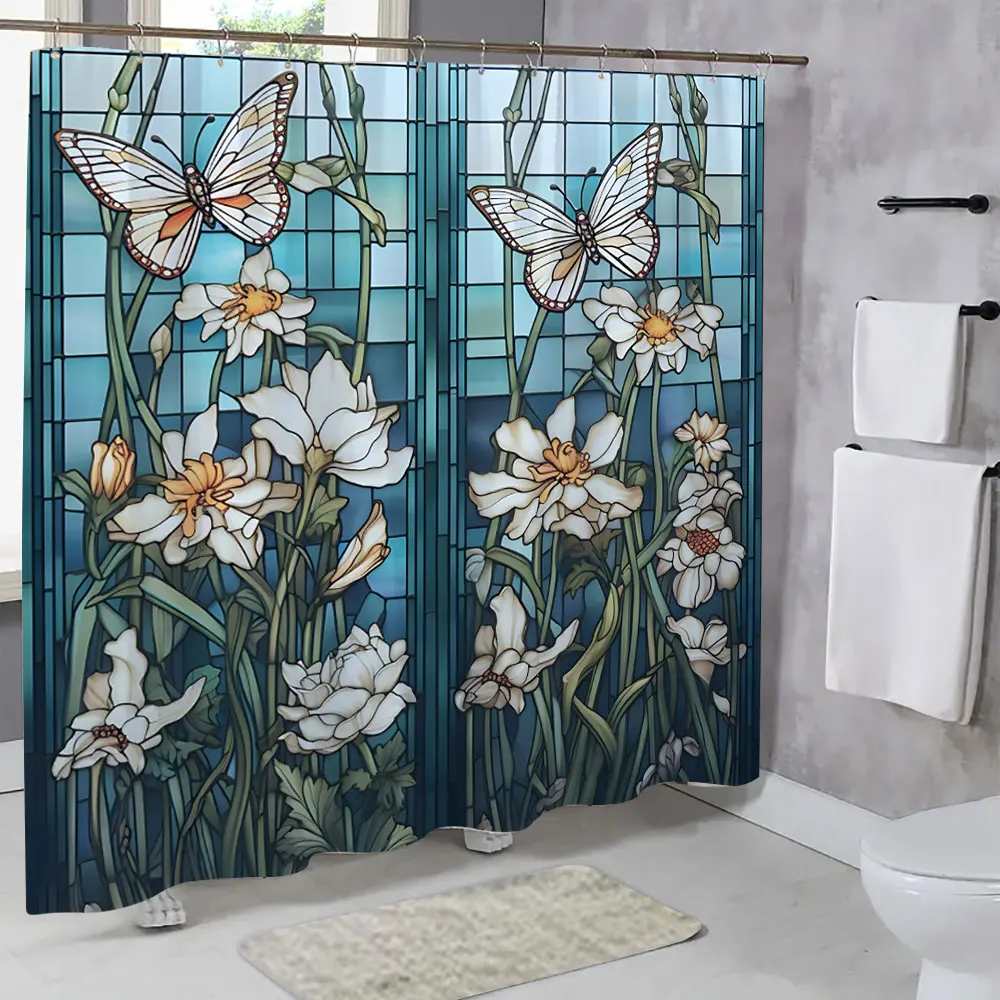 Cortina de chuveiro de tecido  - Shower Curtain Liner avaliação e preço
