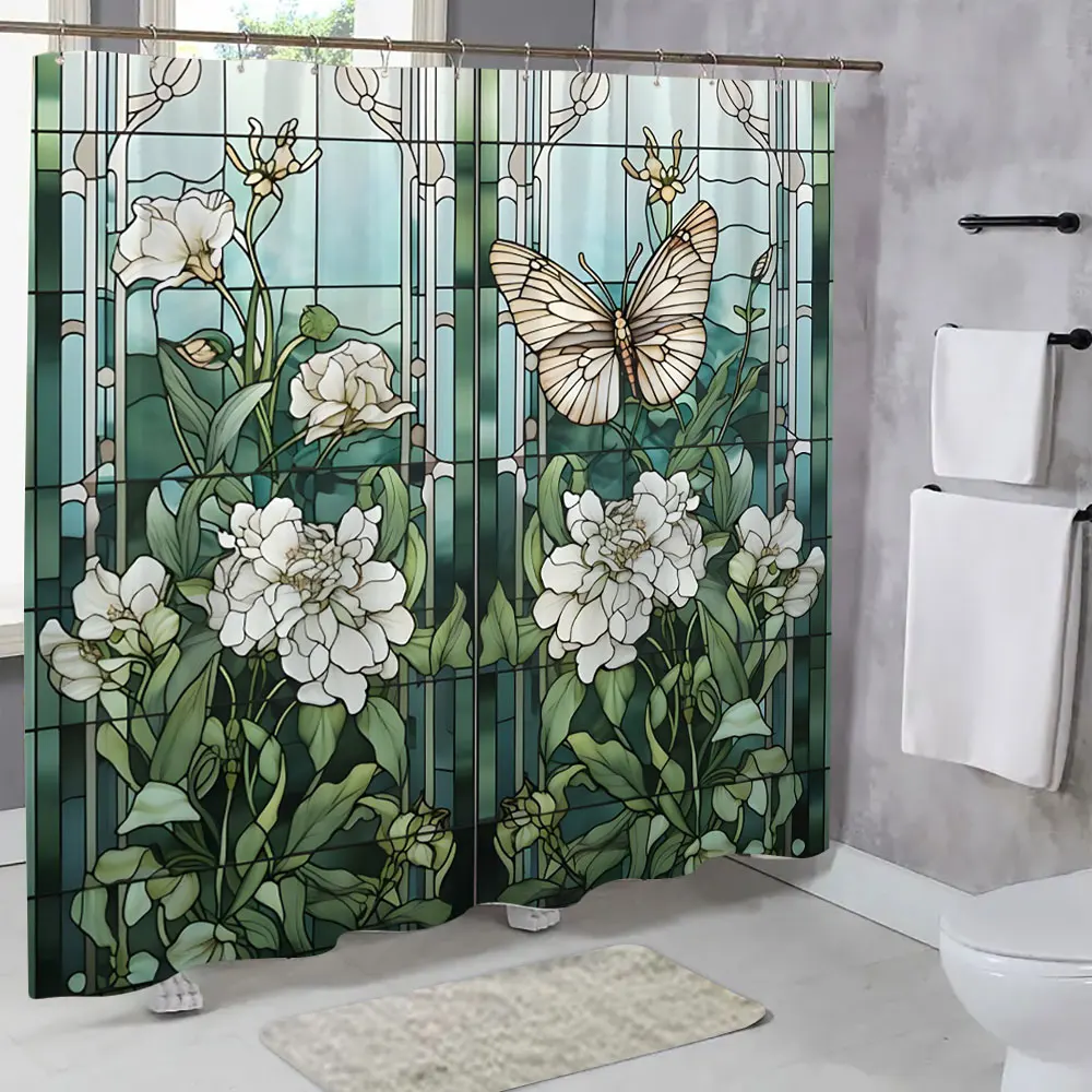 Cortina de chuveiro de tecido  - Shower Curtain Liner avaliação e preço