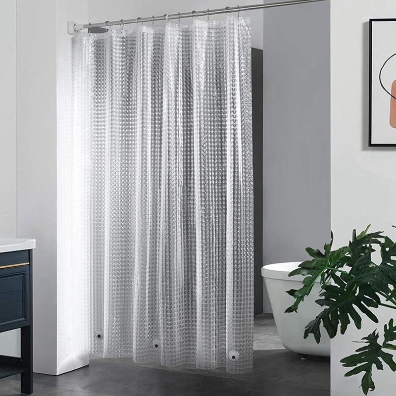 Cortina de Chuveiro PEVA Trans - Shower Curtain Liner avaliação e preço