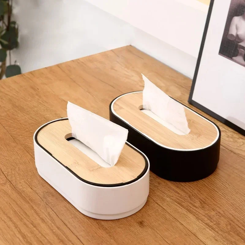 Porta-lenços de papel em bambu - Home Bathroom Towel Dispenser avaliação e preço