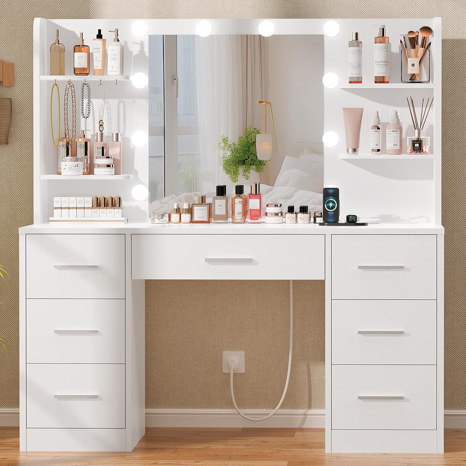 Grande Penteadeira com Espelho - Home Outlet Bathroom Vanity avaliação e preço
