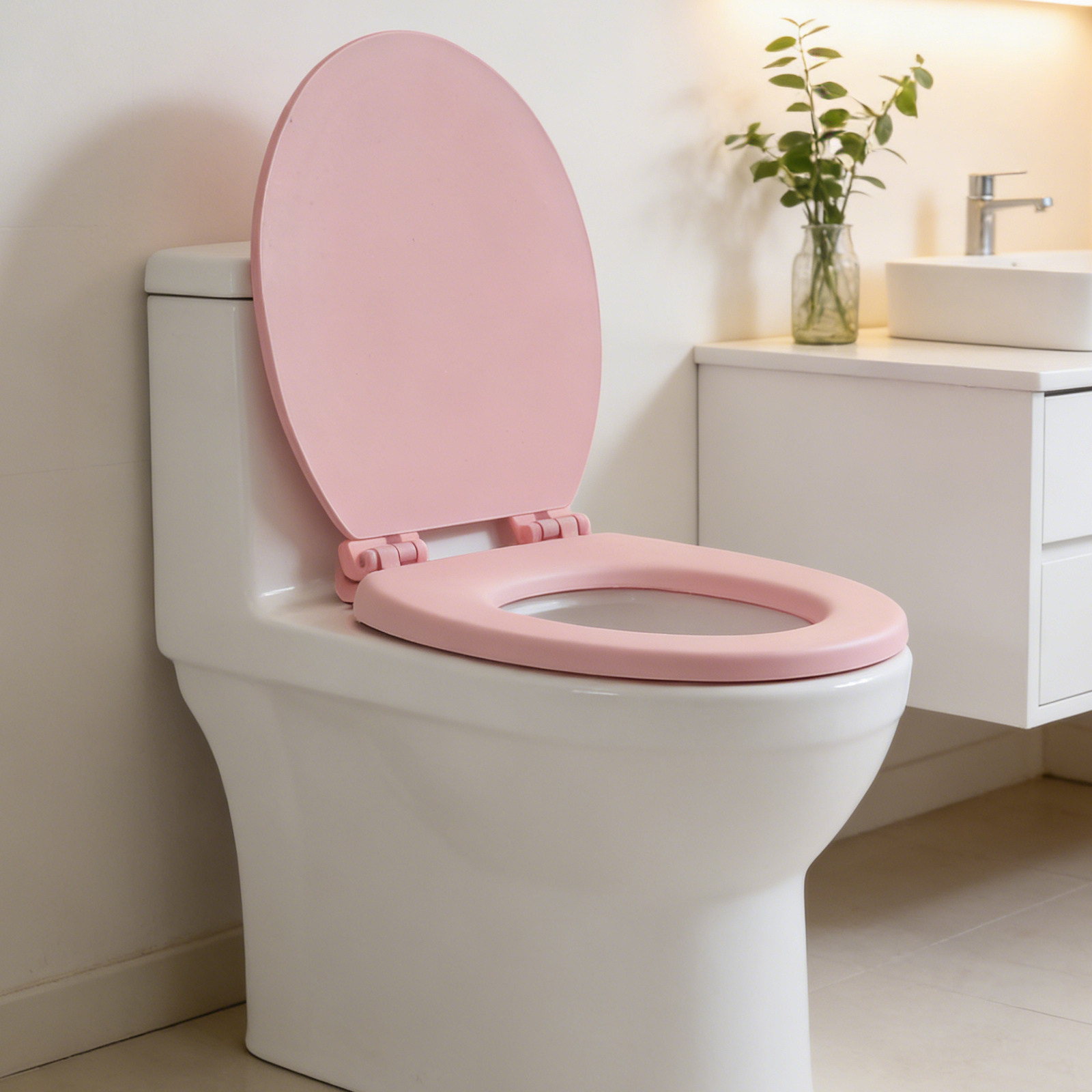 Assento de sanita acolchoado,  - Home Bathroom Upgrades avaliação e preço