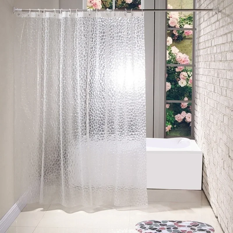 1 PCS 180x180cm 3D Banheiro Ba - Shower Curtain Liner avaliação e preço