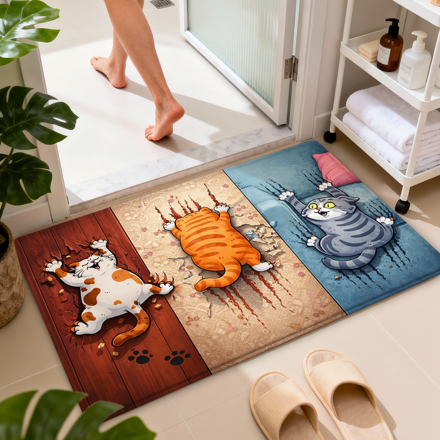 Conjunto de 3 Peças de Tapetes - Home Bathroom Break avaliação e preço