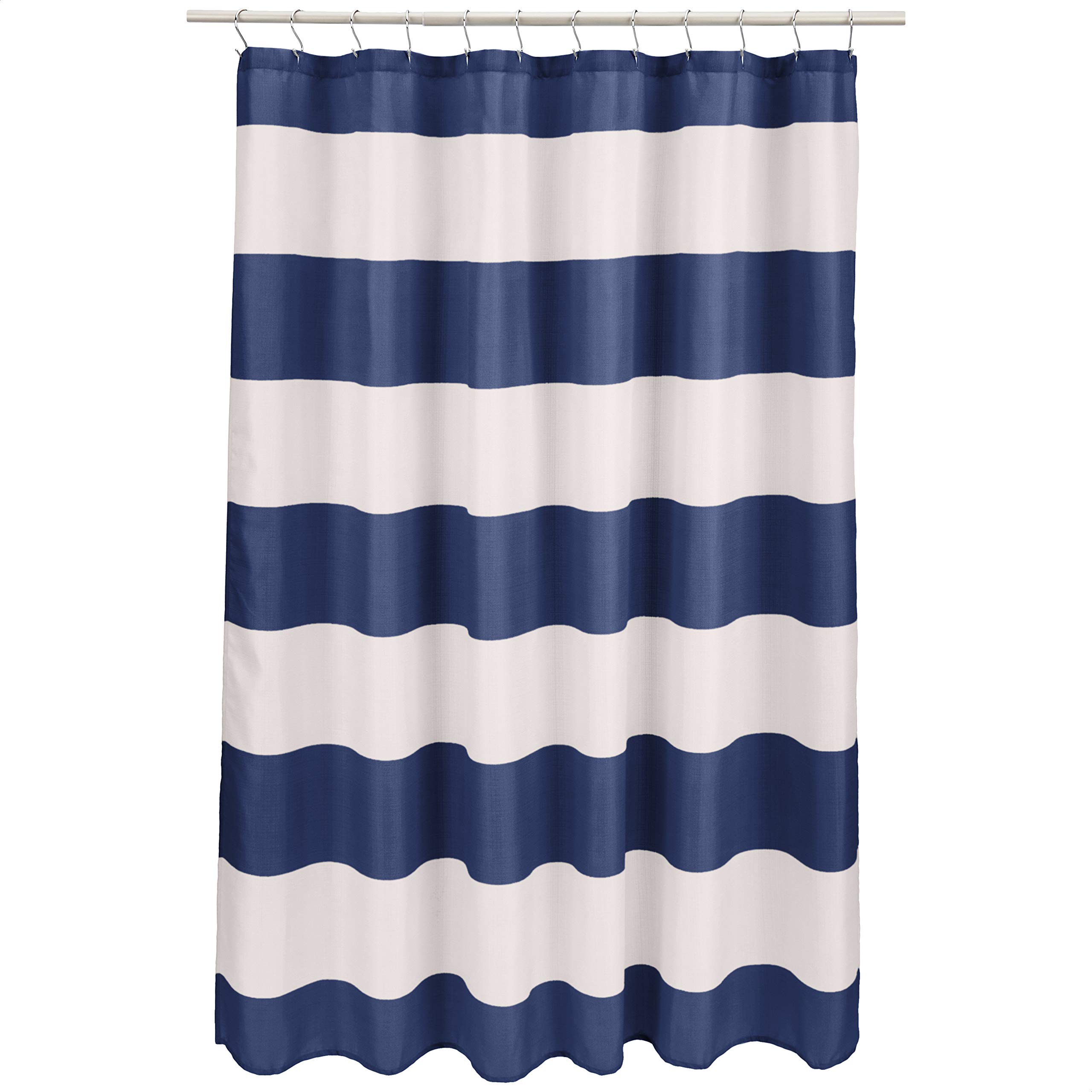 Cortina de chuveiro azul marin - Shower Curtain Liner avaliação e preço