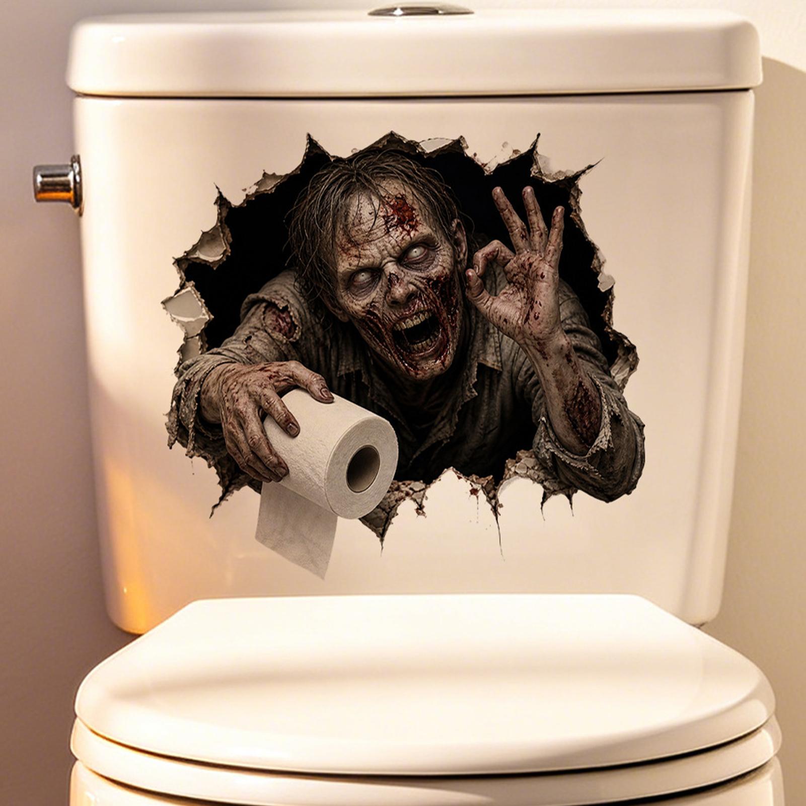 Adesivos 2D de Halloween para  - Home Bathroom Break avaliação e preço