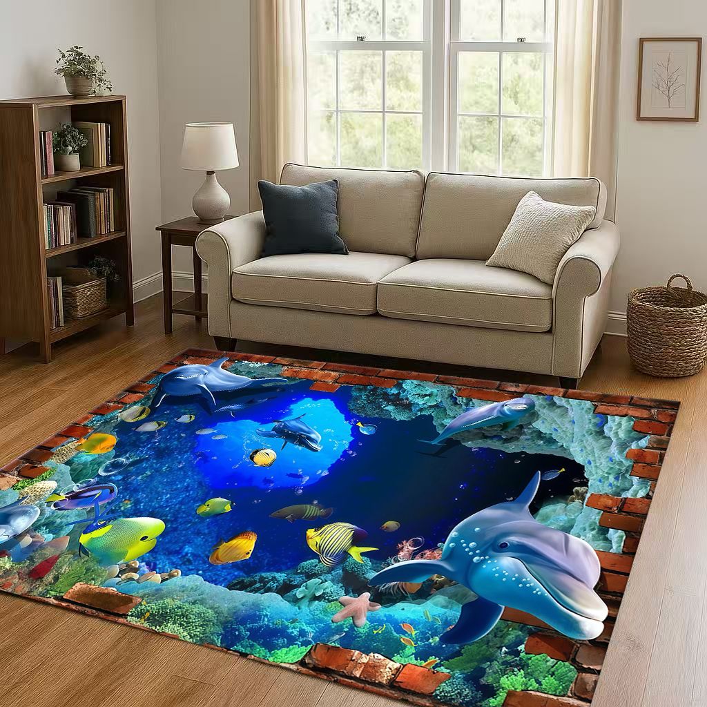 Ilusão 3d subaquática mundo qu - Home Bathroom Break avaliação e preço