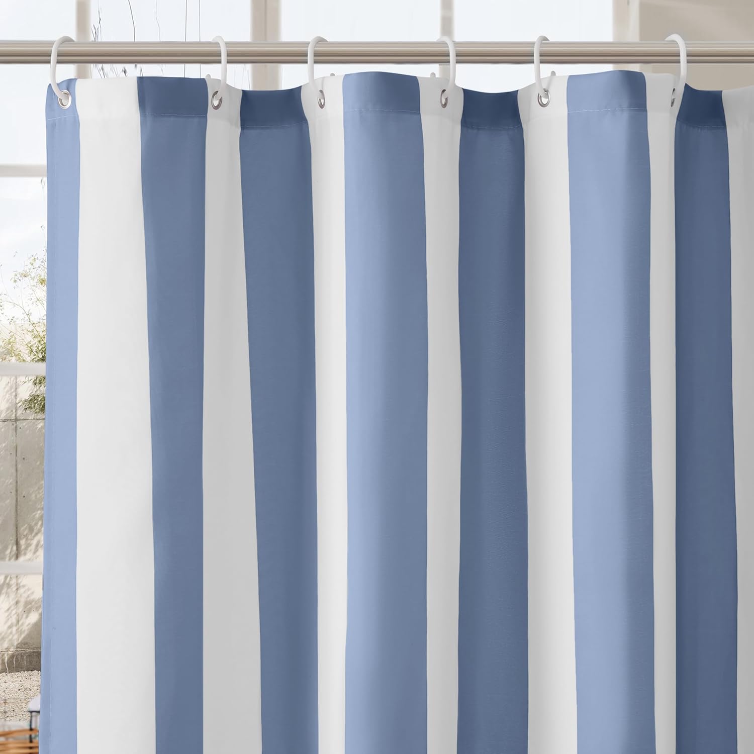 Cortina de Chuveiro Moderna Az - Shower Curtain Liner avaliação e preço