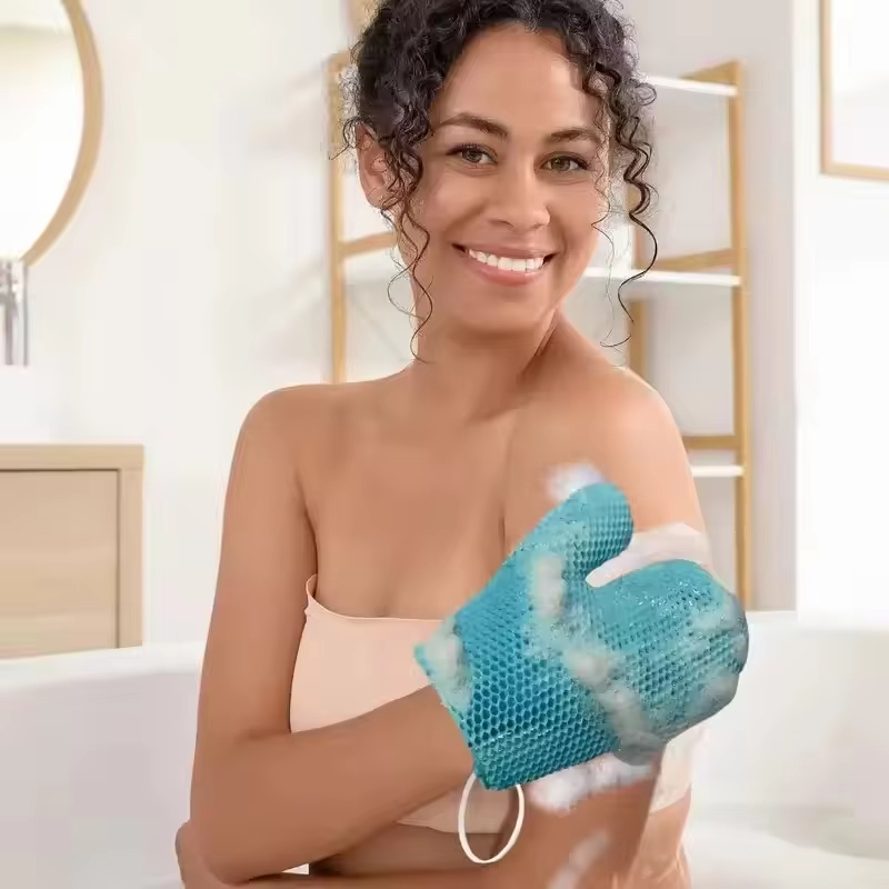 Nova Luva Esfoliante de TPU em - Home Bathroom Cleaning Machine avaliação e preço
