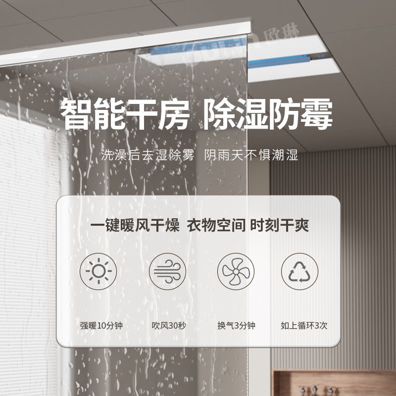 Aquecedor de teto de banheiro  - Home Bathroom Fan avaliação e preço