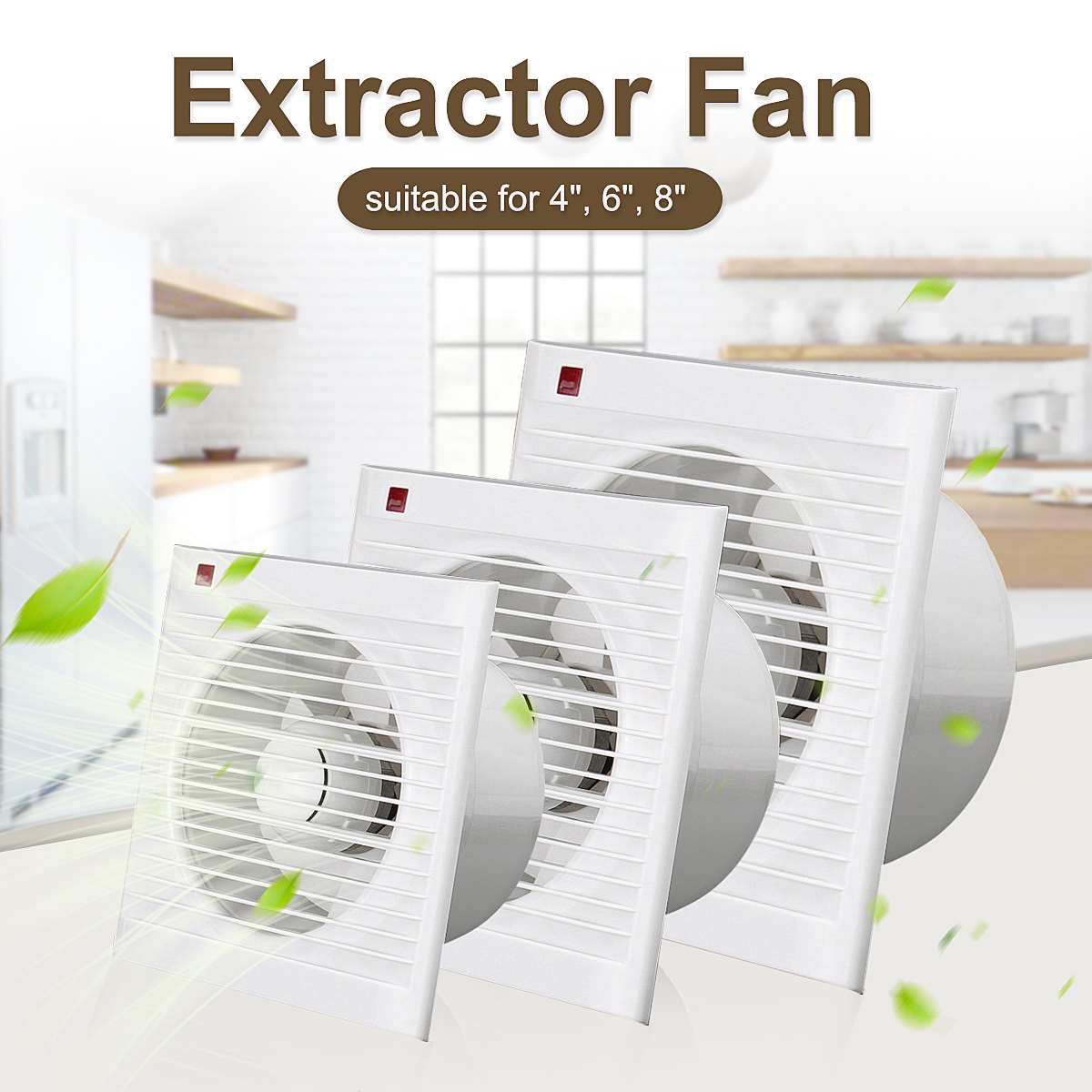 4 Polegada 6 Polegada 8 Polega - Home Bathroom Fan avaliação e preço